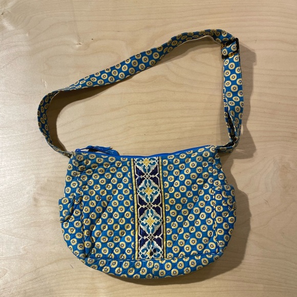 Vera Bradley Blue and Yellow Patterned Women's Bag (BI) - Picture 2 of 10